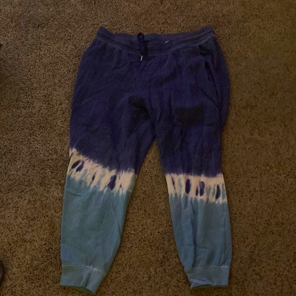 Tie dye navy sweatshirt worn only once